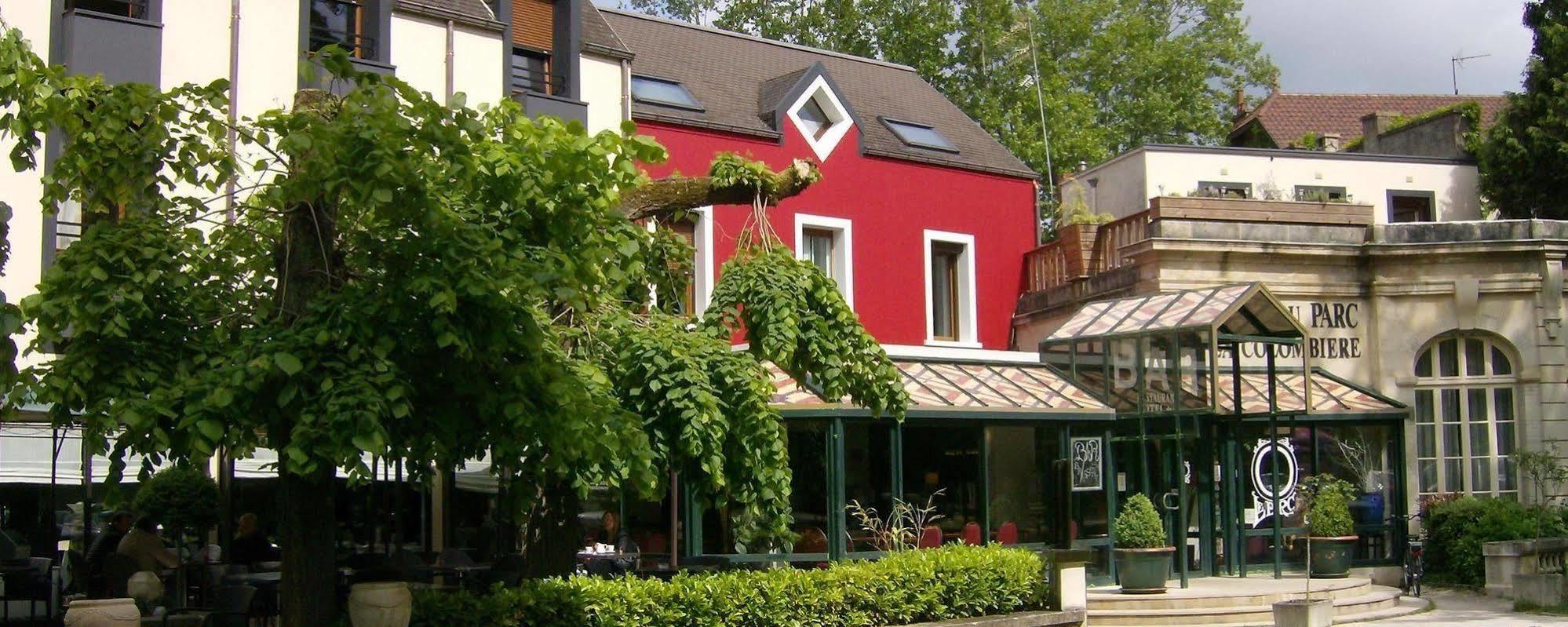 Hotel Restaurant Du Parc De La Colombiere Dijon Eksteriør bilde